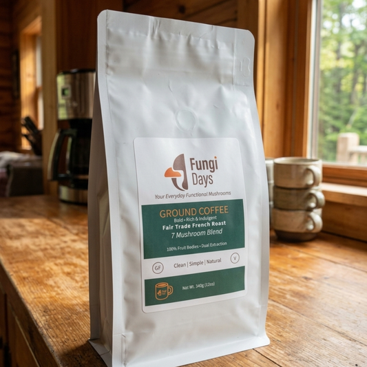 Mushroom Coffee- Energizing Adaptogenic Blend