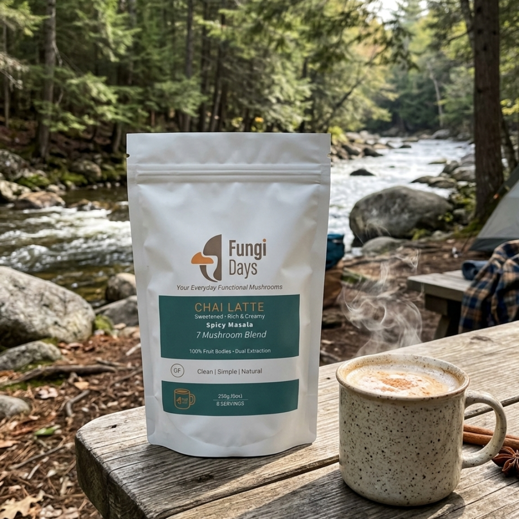 Mushroom Chai Latte – Creamy Spiced Blend with Functional Mushrooms
