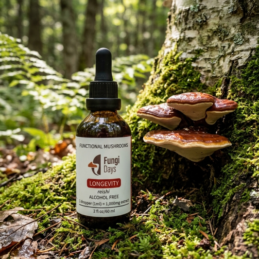 Reishi Mushroom Tincture - Stress & Immune Support